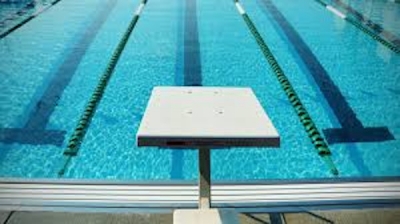 Diving Board in front of pool