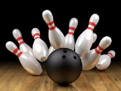 Bowling Ball Hitting Pins - Future Strike